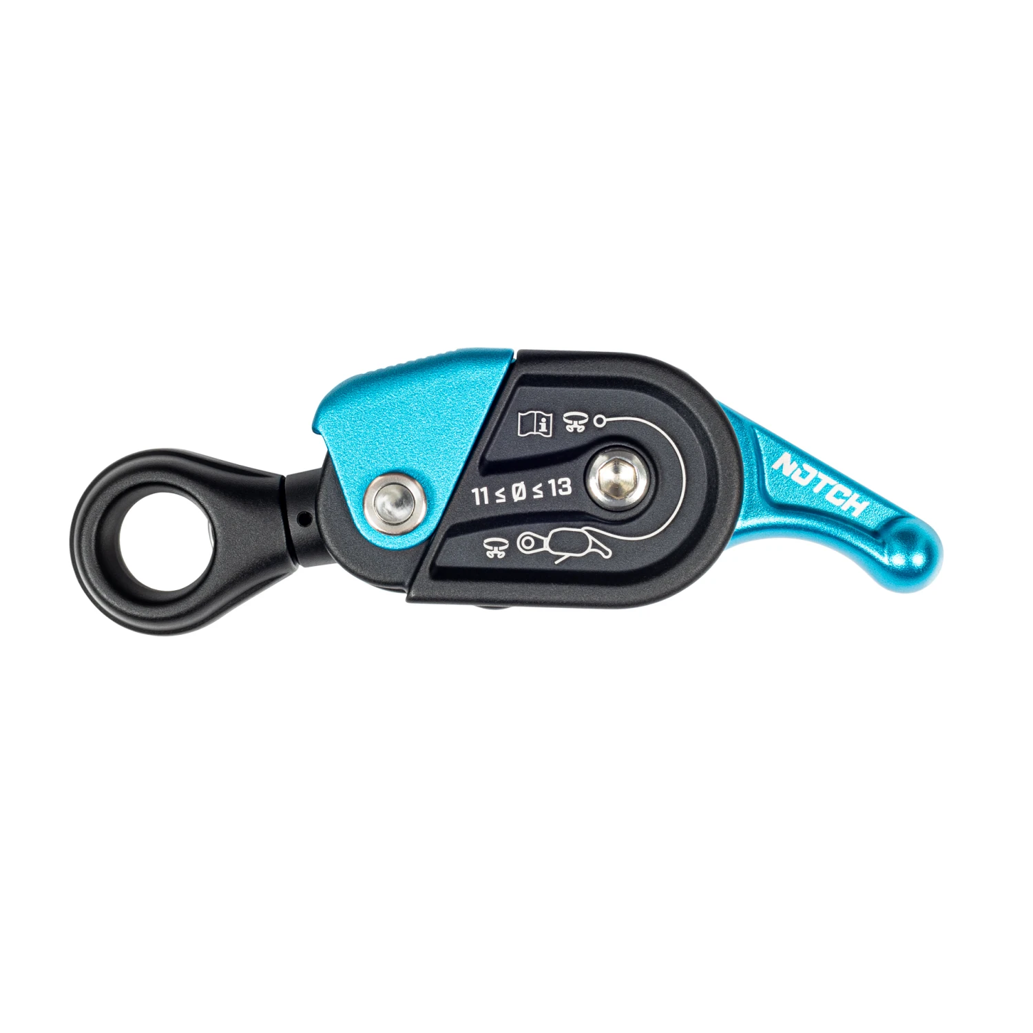 Notch Glide Rope Grab – Teal 4 Notch Glide Rope Grab – Teal - Image 2