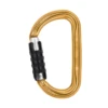Petzl Am’D Triact Carabiner – Gold -Mountaineering Gear Store M34A TLY AMD TL GOLD LowRes