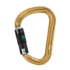 Petzl William Ball Lock Carabiner – Gold -Mountaineering Gear Store M36A BLY WILLIAM BL GOLD LowRes