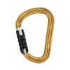 Petzl William Triact Carabiner – Gold -Mountaineering Gear Store M36A TLY WILLIAM TL GOLD LowRes