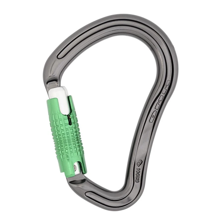 DMM Boa 30kN Locksafe Carabiner – Titanium/Green 3 DMM Boa 30kN Locksafe Carabiner – Titanium/Green