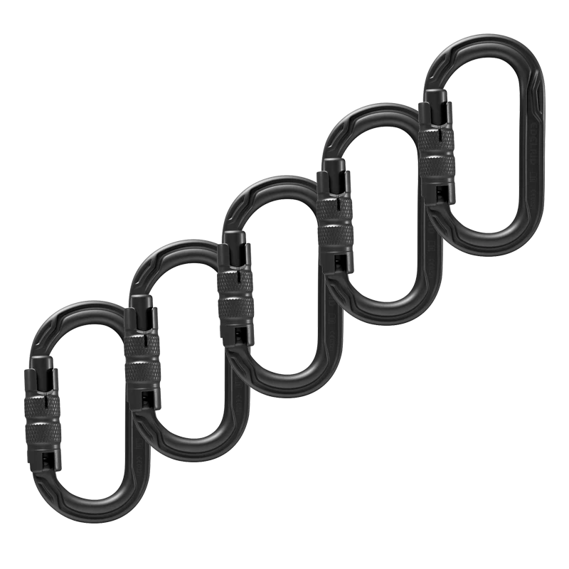 Edelrid Bulk Bundle– 5 X Oval Power 3-Way Carabiner 3 Edelrid Bulk Bundle– 5 X Oval Power 3-Way Carabiner