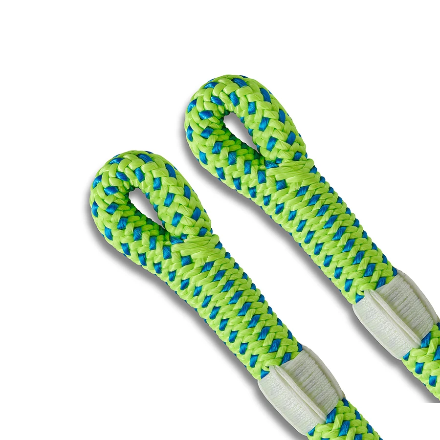 Teufelberger Tachyon Green/Blue Rope – 2 X Splice 3 Teufelberger Tachyon Green/Blue Rope – 2 X Splice