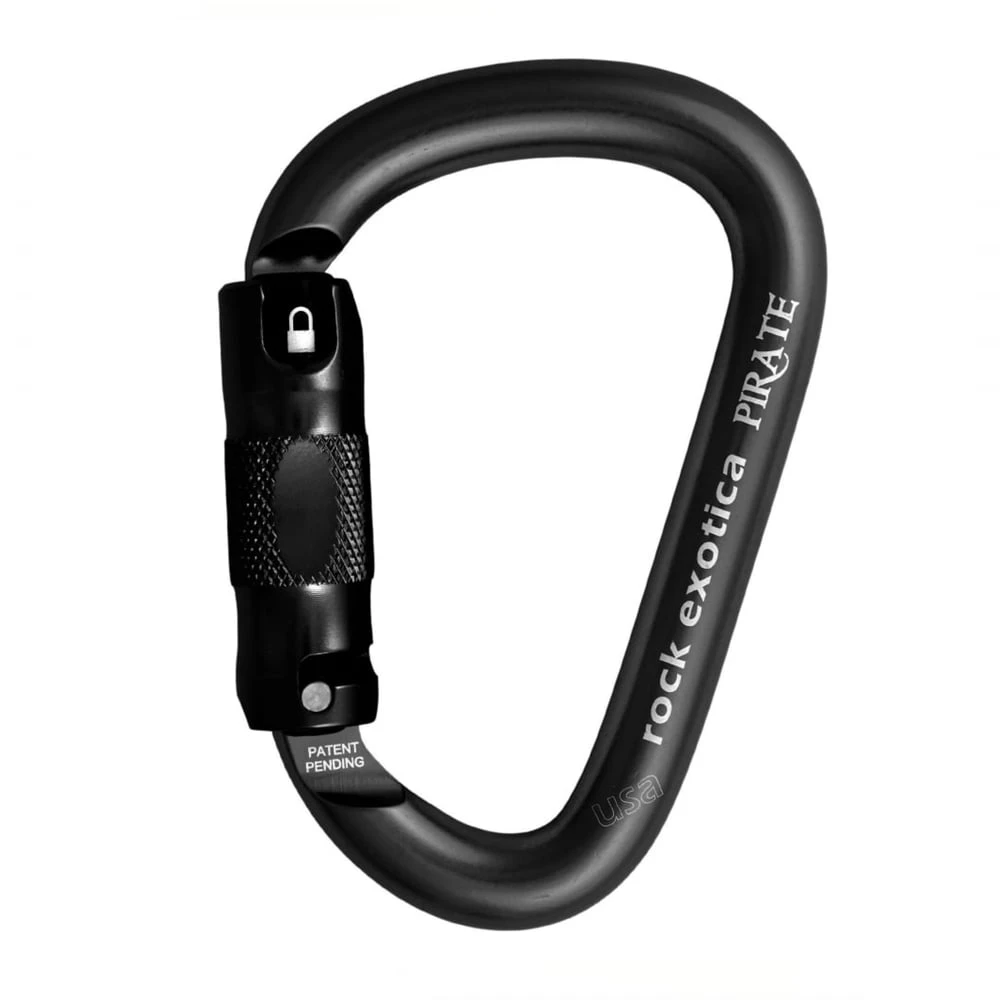 Rock Exotica Pirate AutoLock Carabiner Black 3 Rock Exotica Pirate AutoLock Carabiner Black